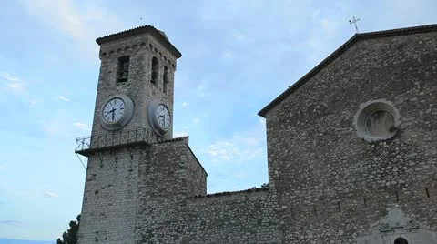 Clock Tower in Cannes. Stock Footage 22256394
