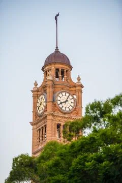 Clock tower at Central station Stock Photos