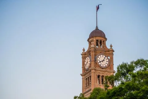 Clock tower at Central station Stock Photos