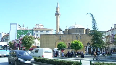 Clock Tower in Corum, Turkey 動画素材 46988042
