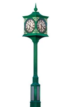 Clock Tower Cut Out Foto stock