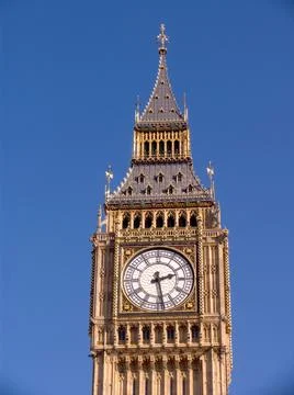 Clock tower in england Foto stock