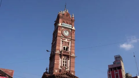 Clock Tower Faisalabad Stock Footage 274900801