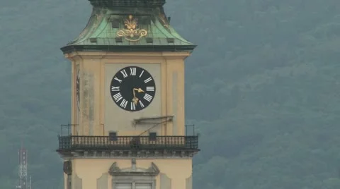 The clock tower Video stock 21669538