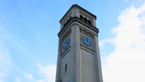 Clock Tower Stock Footage 81378637