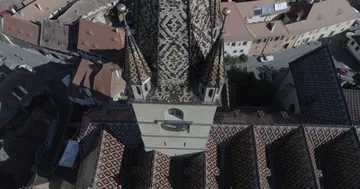 Clock in the Tower Stock Footage 85861307