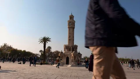 Clock Tower Stock Footage 104090307