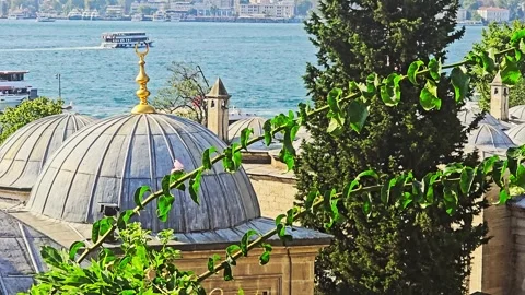 A clock tower in the. Stock-Footage 282681489