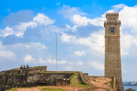 Clock tower in Galle Stock Photos