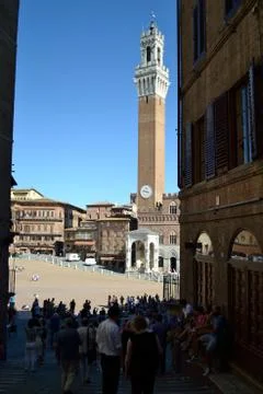 Clock tower-hall Stock Photos