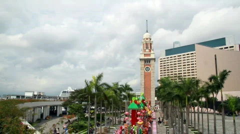 Clock Tower, Hong Kong. Stock Footage 778440