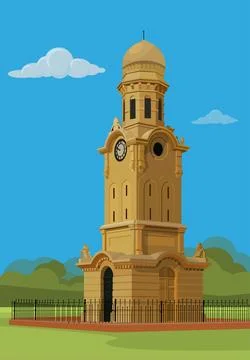 Clock Tower Stock Illustration