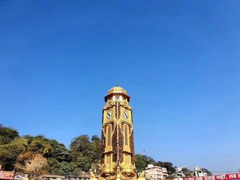 Clock Tower illustration Stock Photos