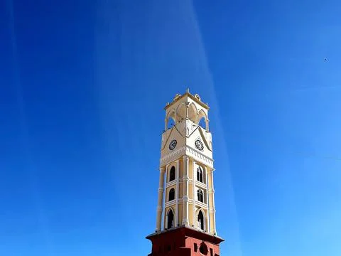 Clock Tower illustration Stock Photos
