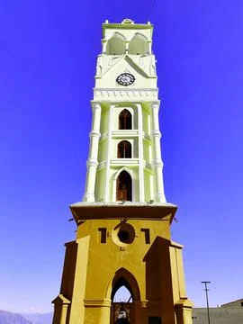 Clock Tower illustration Stock Photos