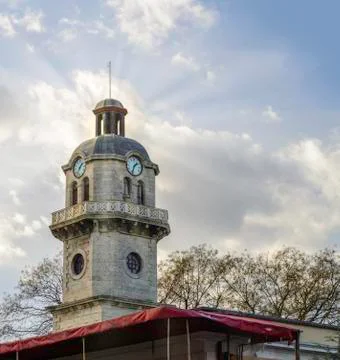 Clock tower inVarna Stock Photos