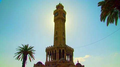 The Clock Tower Of İzmir Stock Footage 71849750
