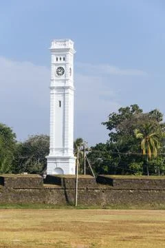 Clock Tower Matara. Stock Photos