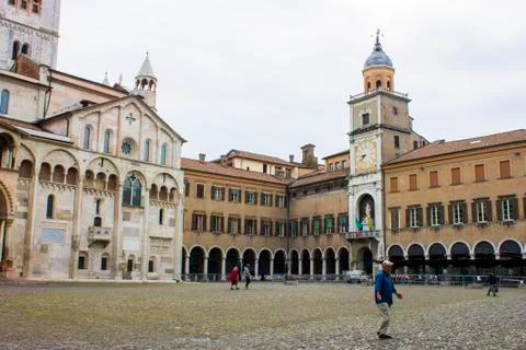 Clock Tower, Modena, Italy Stock Photos