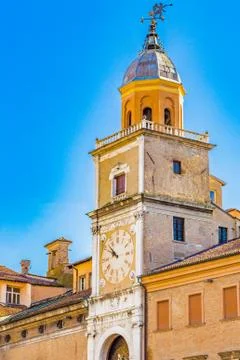 Clock tower in Modena Stock Photos