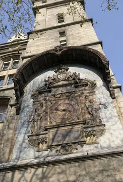 Clock tower, Paris, le-de-France, France Stock Photos
