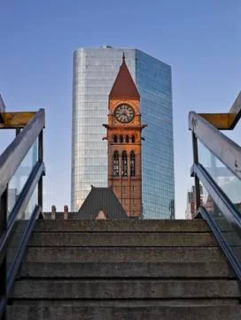 The clock tower Stock Photos