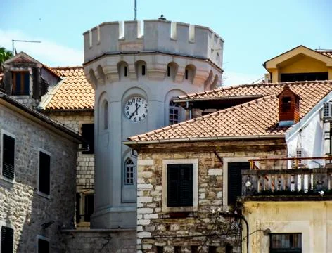 Clock on the tower Stock Photos