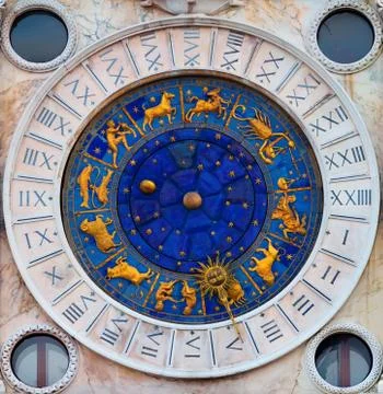 Clock tower San Marco Stock Photos
