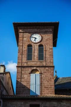 Clock tower in Spain Foto stock