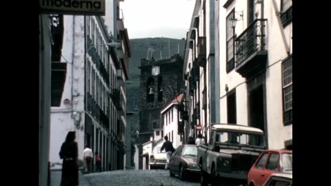 Clock Tower Street View Stock Footage 278331863