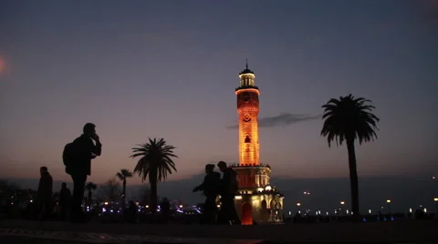 Clock tower time lapse Stock Footage 63271971