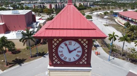 Clock tower time Stock Photos