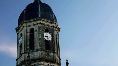 Clock Tower Timelapse Stock Footage 288856758