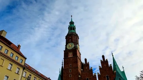 Clock Tower Timelapse Stock Footage 288856970