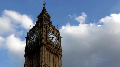 Clock Tower Timelapse Stock Footage 288857102