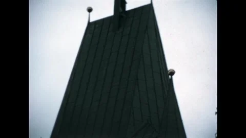 Clock tower top Stock Footage 274161758