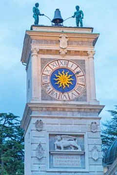 Clock Tower Udine Stock Photos