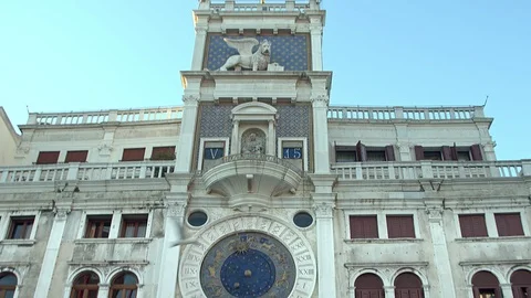 Clock tower Venice 2 Stock Footage 105436815