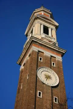 Clock tower in venice Stock Photos