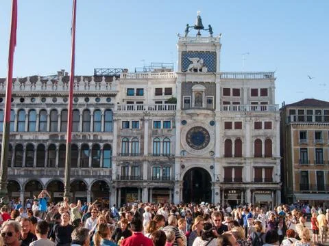 Clock Tower in Venice Stock-Fotos