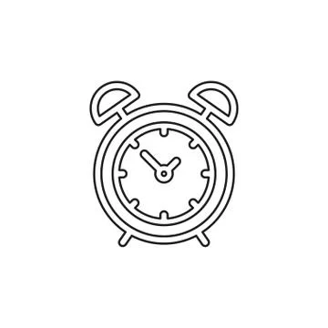 Clock vector icon Stock Illustration