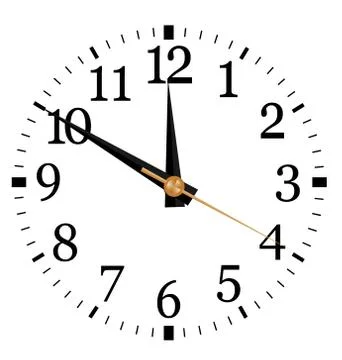 Clock vector illustration Stock Illustration