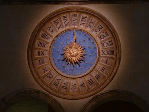 Clock in Venice 스톡 사진