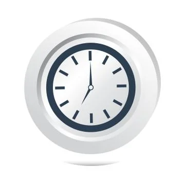 Clock, wake up sign button icon Stock-Illustration
