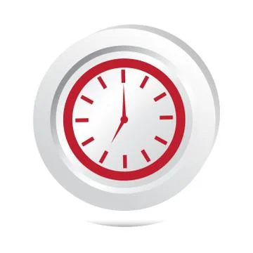 Clock, wake up sign button icon Stock-Illustration