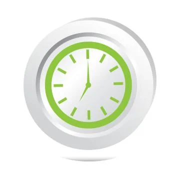 Clock, wake up sign button icon Stock-Illustration