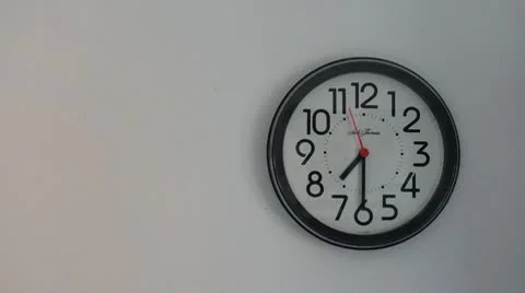 Clock on Wall Stockbeeldmateriaal 8991617