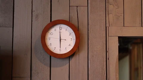 Clock On Wall 库存影片 62208513