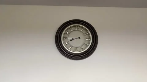Clock on the wall Stock Footage 142600299