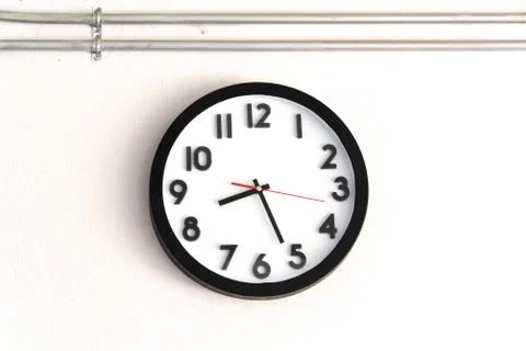 Clock on the wall Stock Photos